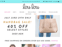 Tablet Screenshot of loulouboutiques.com